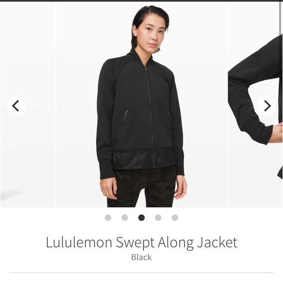 Lululemon Swept Along Jacket Black - Picture 1 of 8